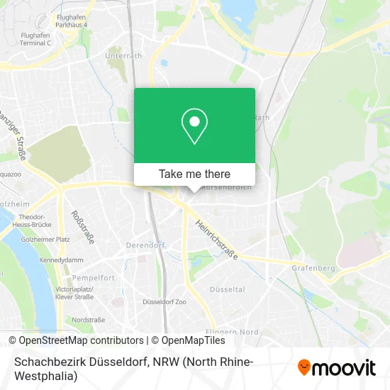 Карта Schachbezirk Düsseldorf