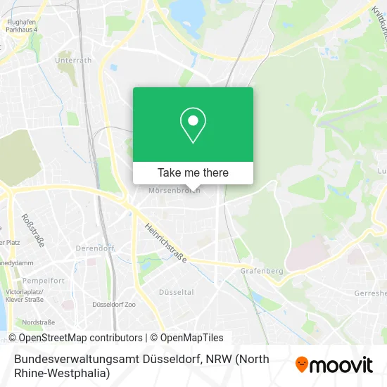 Карта Bundesverwaltungsamt Düsseldorf