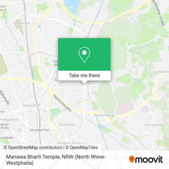 Manawa Bharti Temple map