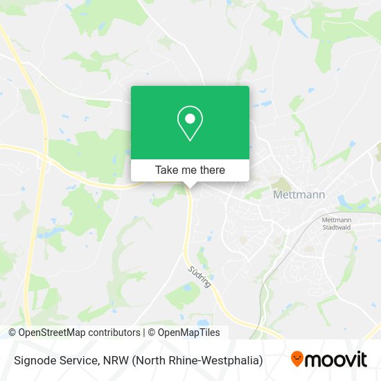 Карта Signode Service