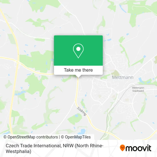 Карта Czech Trade International