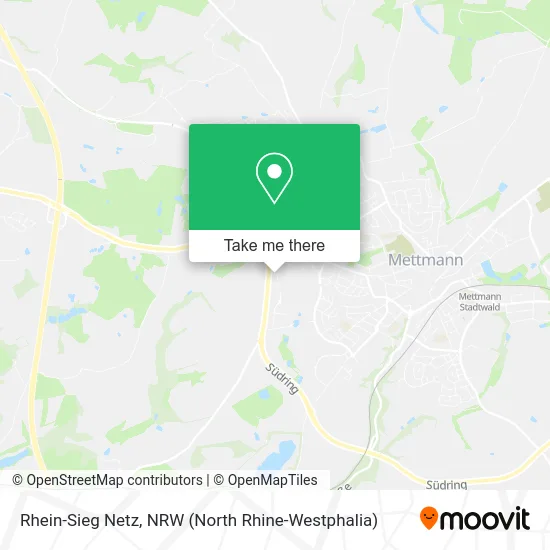 Карта Rhein-Sieg Netz