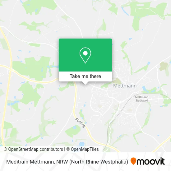 Meditrain Mettmann map