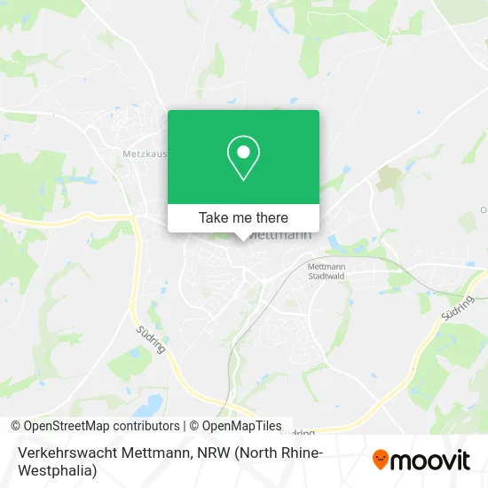 Карта Verkehrswacht Mettmann