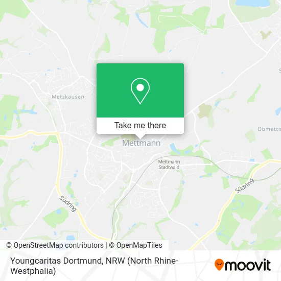Карта Youngcaritas Dortmund