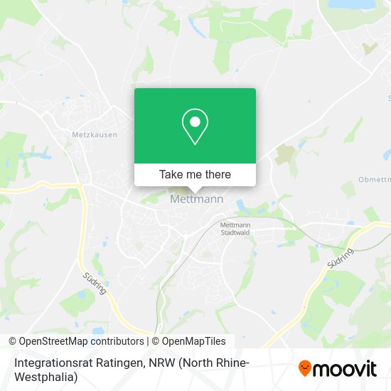 Карта Integrationsrat Ratingen