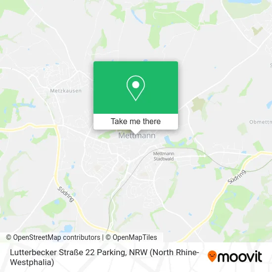 Карта Lutterbecker Straße 22 Parking
