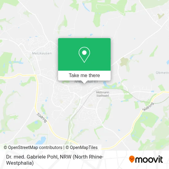 Dr. med. Gabriele Pohl map