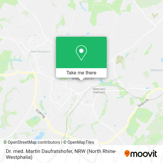 Карта Dr. med. Martin Daufratshofer