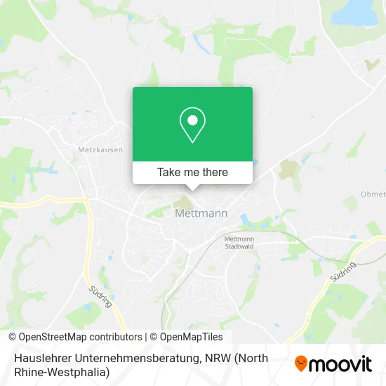 Карта Hauslehrer Unternehmensberatung