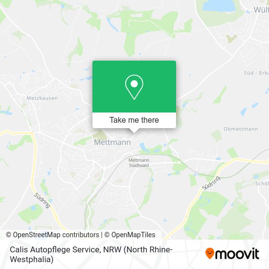 Карта Calis Autopflege Service