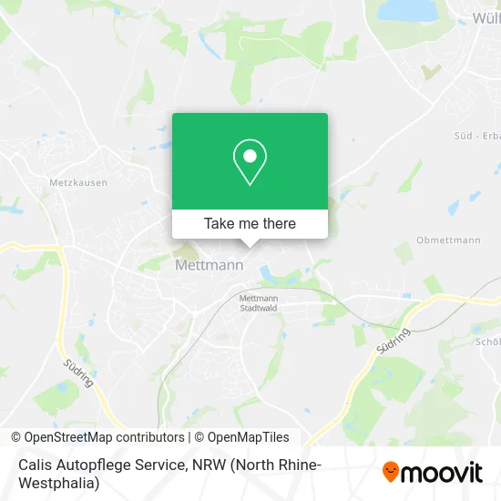 Карта Calis Autopflege Service