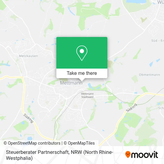 Карта Steuerberater Partnerschaft