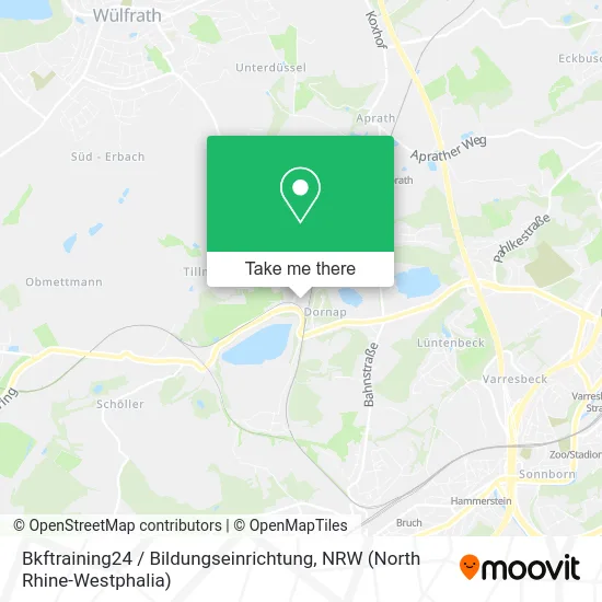 Карта Bkftraining24 / Bildungseinrichtung