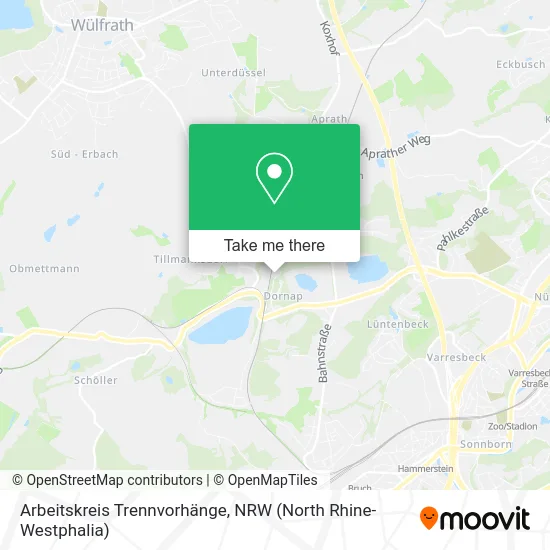 Arbeitskreis Trennvorhänge map