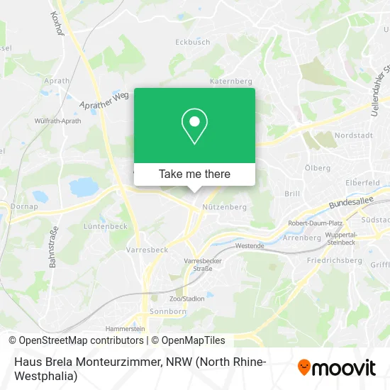 Haus Brela Monteurzimmer map