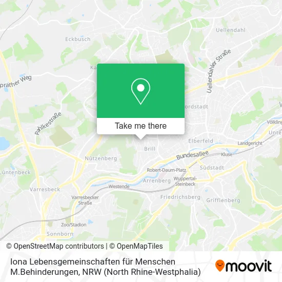 Iona Lebensgemeinschaften für Menschen M.Behinderungen map