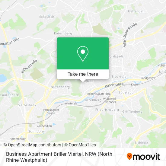Карта Business Apartment Briller Viertel