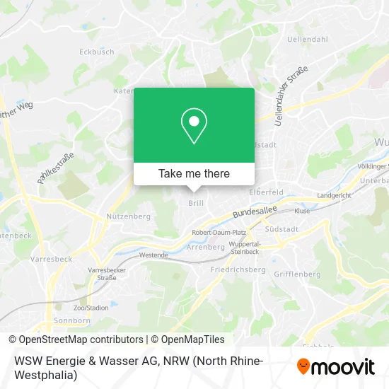 WSW Energie & Wasser AG map