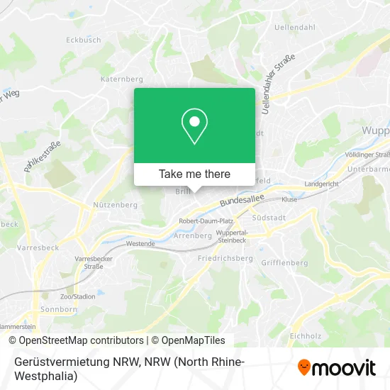 Gerüstvermietung NRW map