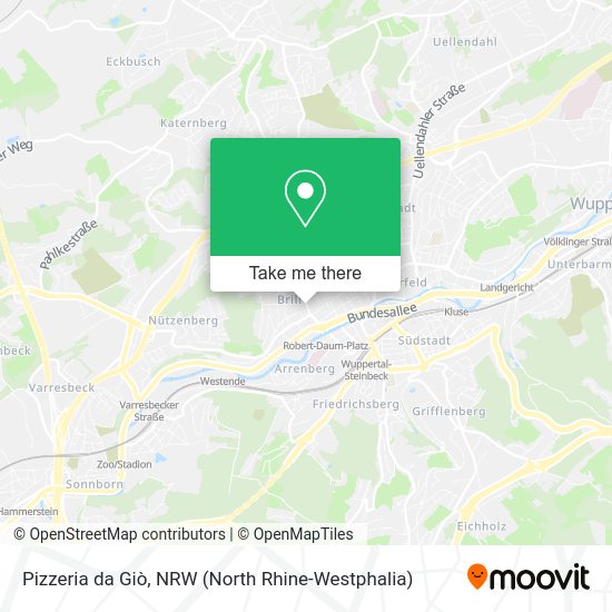Карта Pizzeria da Giò