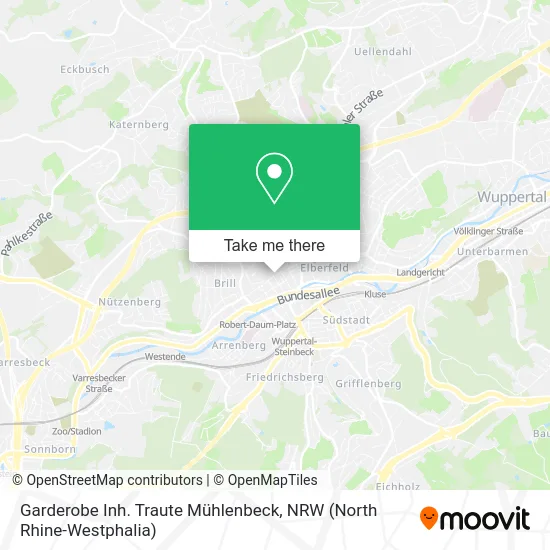 Карта Garderobe Inh. Traute Mühlenbeck