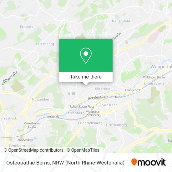 Карта Osteopathie Berns