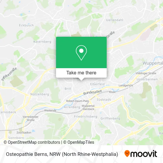 Карта Osteopathie Berns