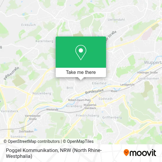 Poggel Kommunikation map