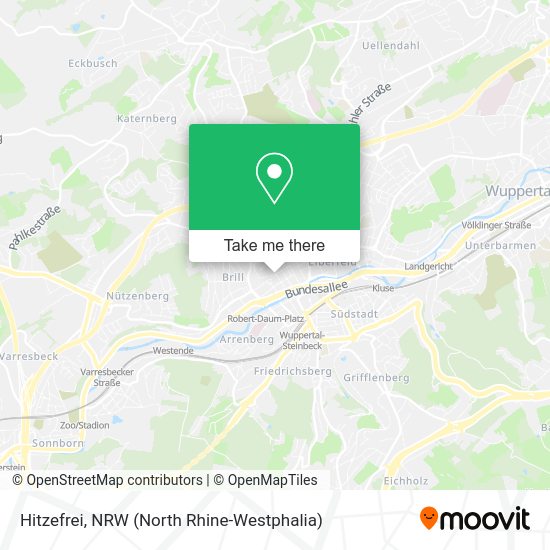 Карта Hitzefrei