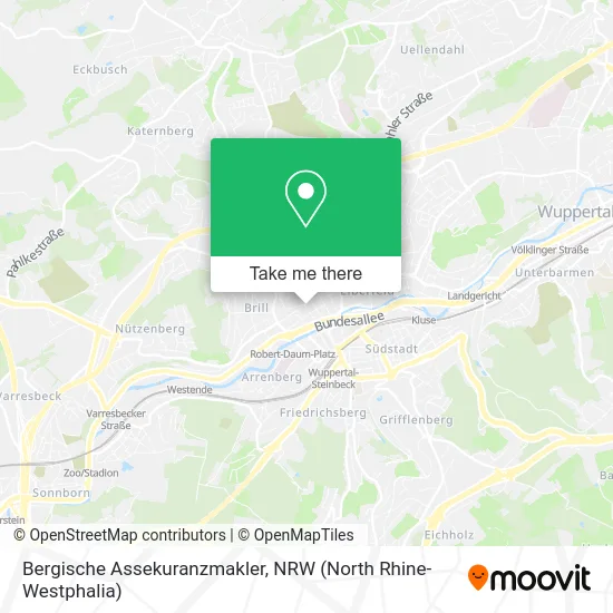 Bergische Assekuranzmakler map