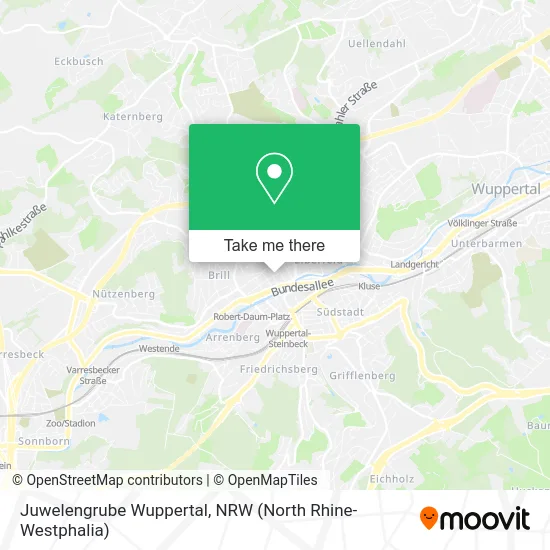 Карта Juwelengrube Wuppertal