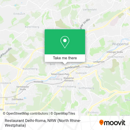 Restaurant Delhi-Roma map