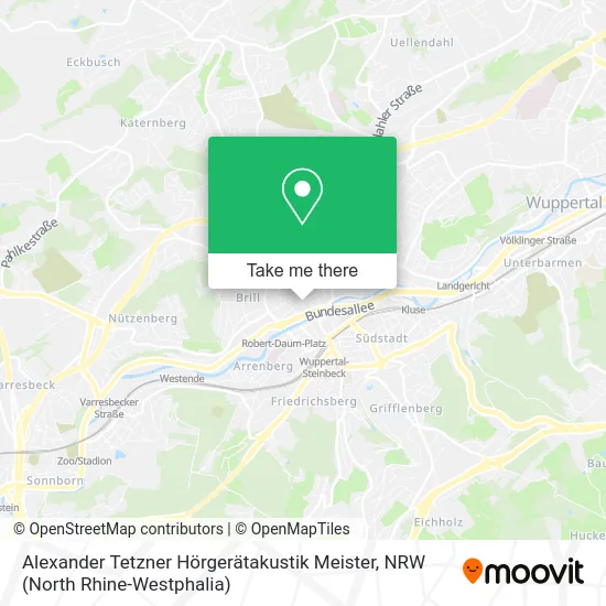 Карта Alexander Tetzner Hörgerätakustik Meister