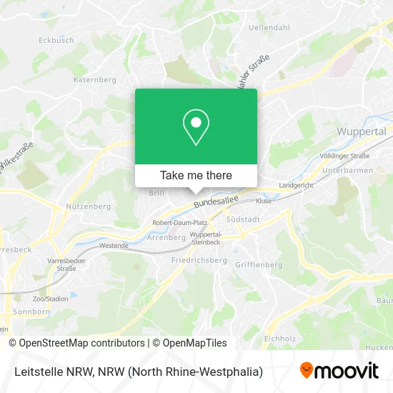 Карта Leitstelle NRW