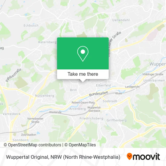 Карта Wuppertal Original