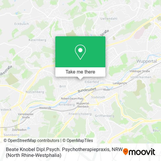 Карта Beate Knobel Dipl.Psych. Psychotherapiepraxis