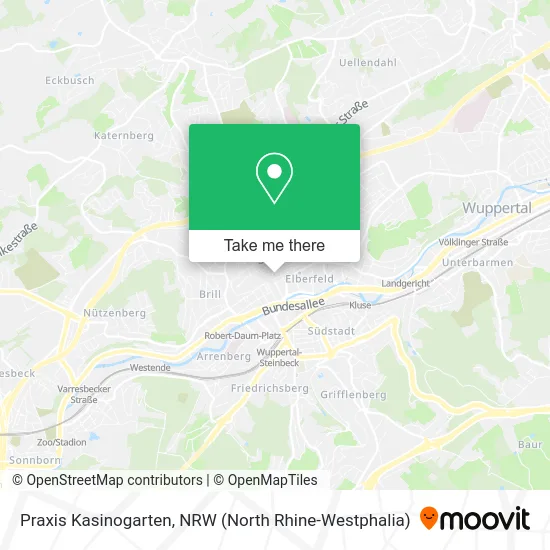 Карта Praxis Kasinogarten