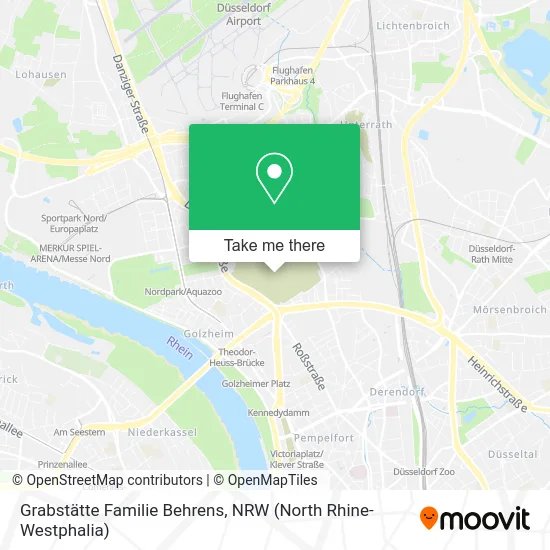 Карта Grabstätte Familie Behrens