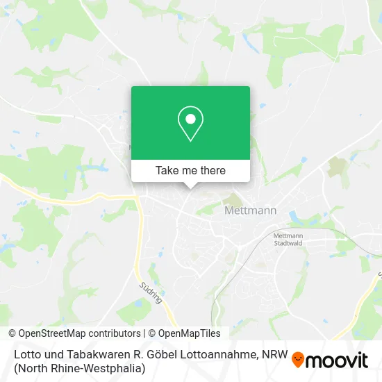 Карта Lotto und Tabakwaren R. Göbel Lottoannahme