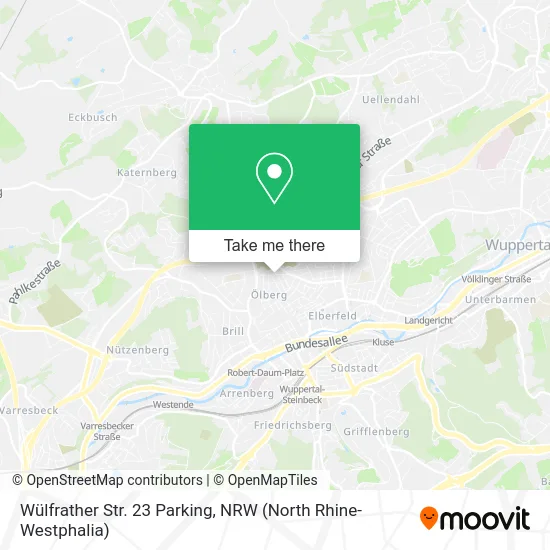 Карта Wülfrather Str. 23 Parking