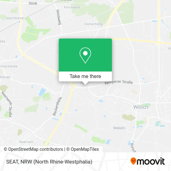 SEAT map
