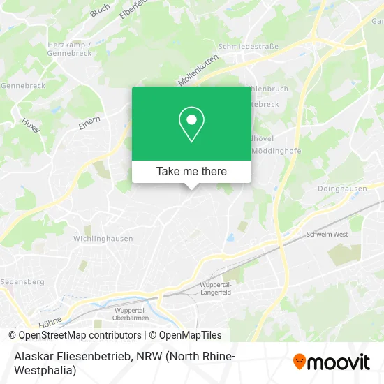 Alaskar Fliesenbetrieb map