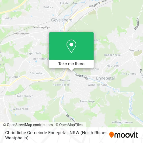 Карта Christliche Gemeinde Ennepetal
