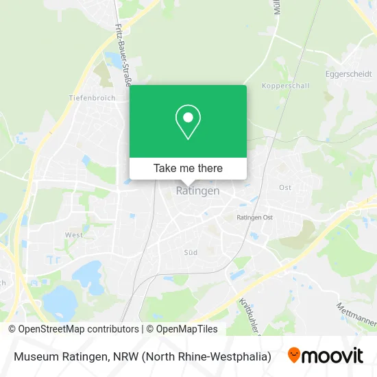 Museum Ratingen map