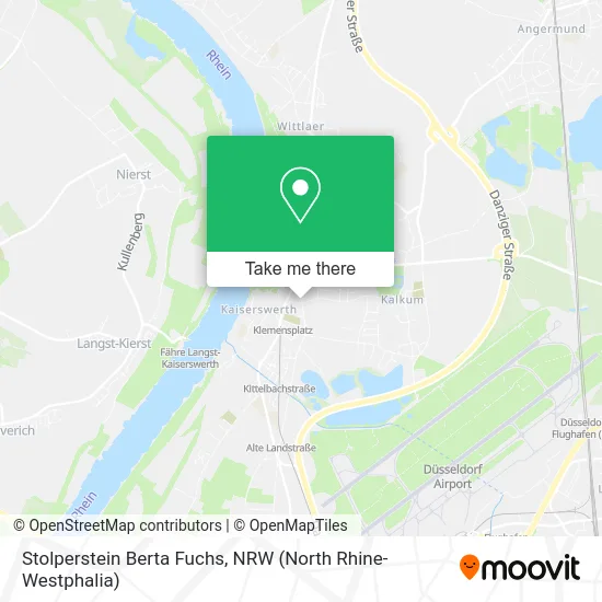 Карта Stolperstein Berta Fuchs