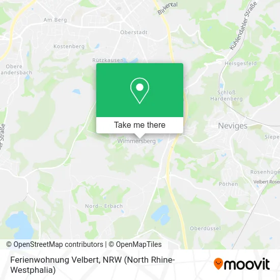 Ferienwohnung Velbert map