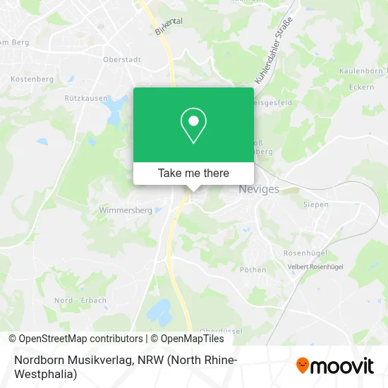 Nordborn Musikverlag map
