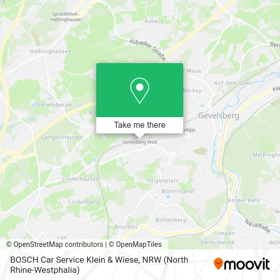 BOSCH Car Service Klein & Wiese map