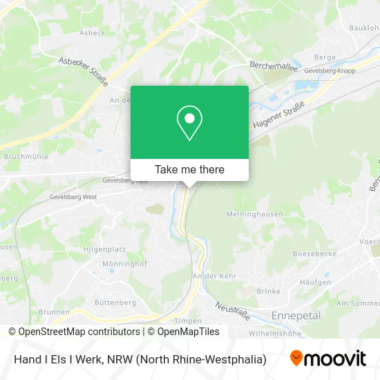 Карта Hand I Els I Werk